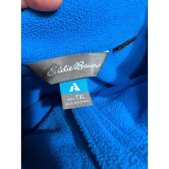 Eddie Bauer First Ascent Polartec blue jacket mens size XL tall - Picture 4 of 7